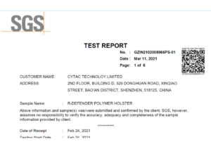 CYTAC SGS TEST REPORT