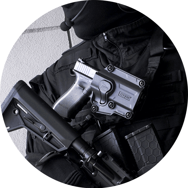 FITS Baretta Glock Ruger S&W HK SIG SAUER NEW BLACK BELLY BAND HOLSTER LARGE 